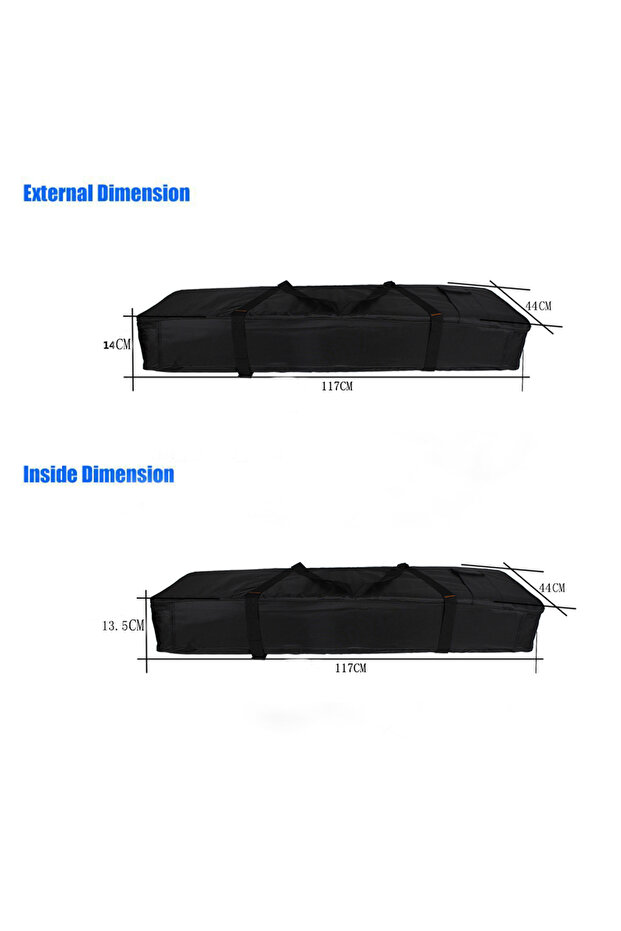 76 Keys 61/76 Keys Electronic Piano Bag Handy Storage Bag Waterproof Oxford Cloth Thickened Electron