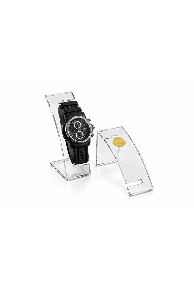 Watch Stand Sw Model 13 cm Slim Oval Transparent – 5 Pieces