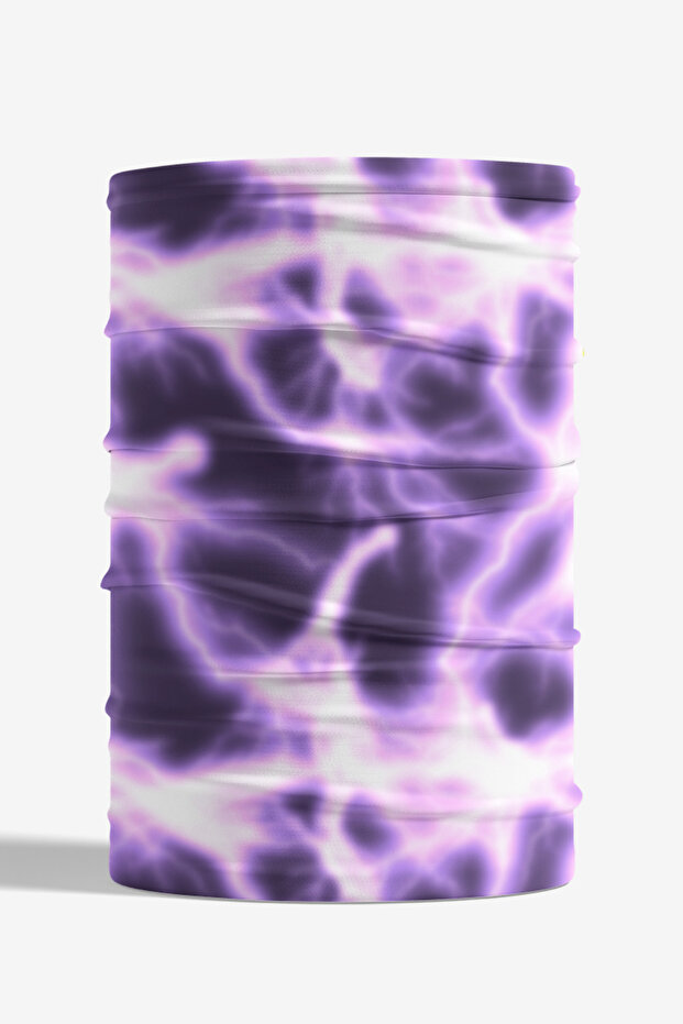 Lightning Patterned Neck Collar - Baf