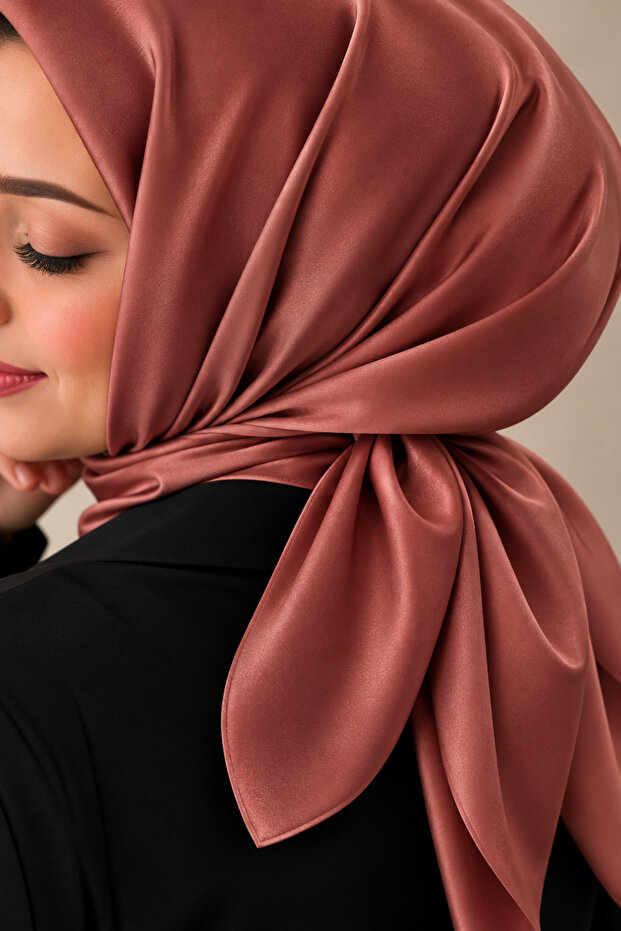Solid Color Crystal Scarf. A Complement to the Stylish Times. Non-Slip, Non-Wrinkle, No Sagging.