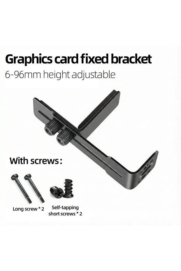 VC-5-BK V1.1 TEUCER VC-5 Chassis Fan Position GPU Support Frame Stainless Steel Video Card Support B