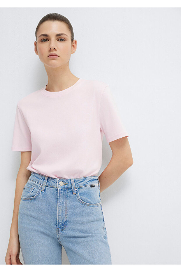 Pink Basic T-Shirt Semi Slim Fit / Semi Slim Fit 1612916-89200