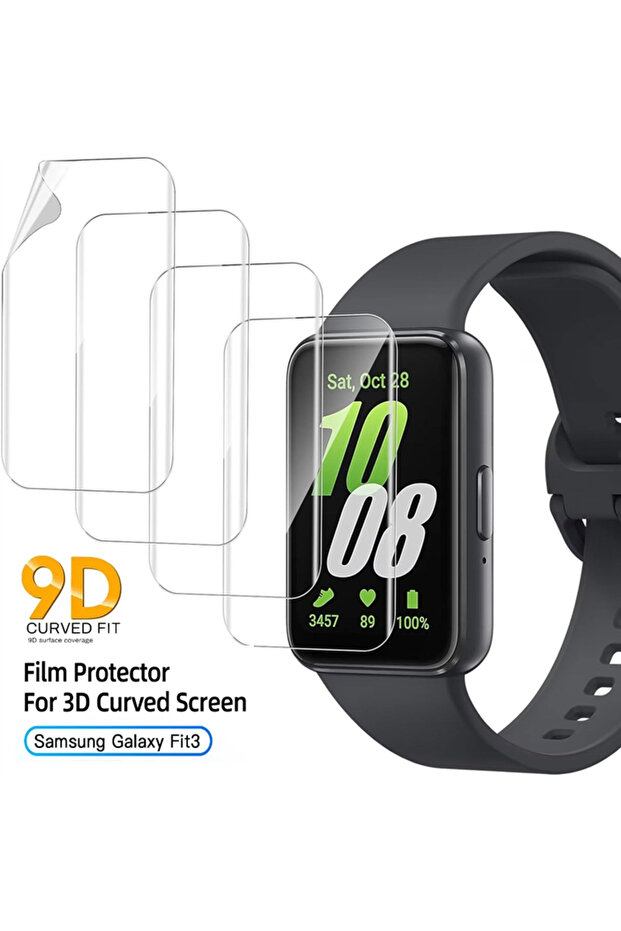 5PCS For Galaxy Fit 3 Soft Hydrogel Film For Samsung Galaxy Fit 3 Anti-scratch Screen Protector for