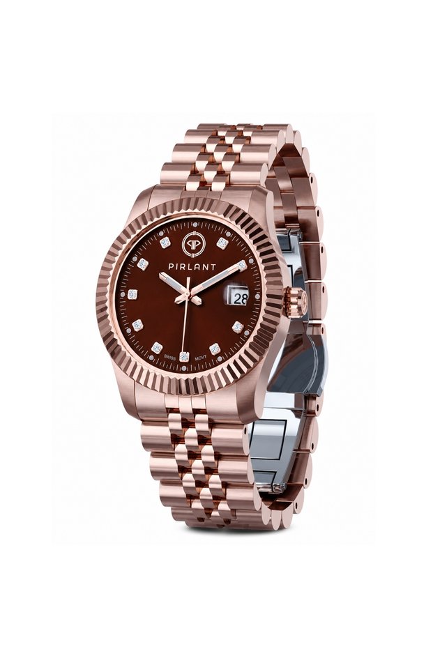 Brown Dial Women's Wristwatch