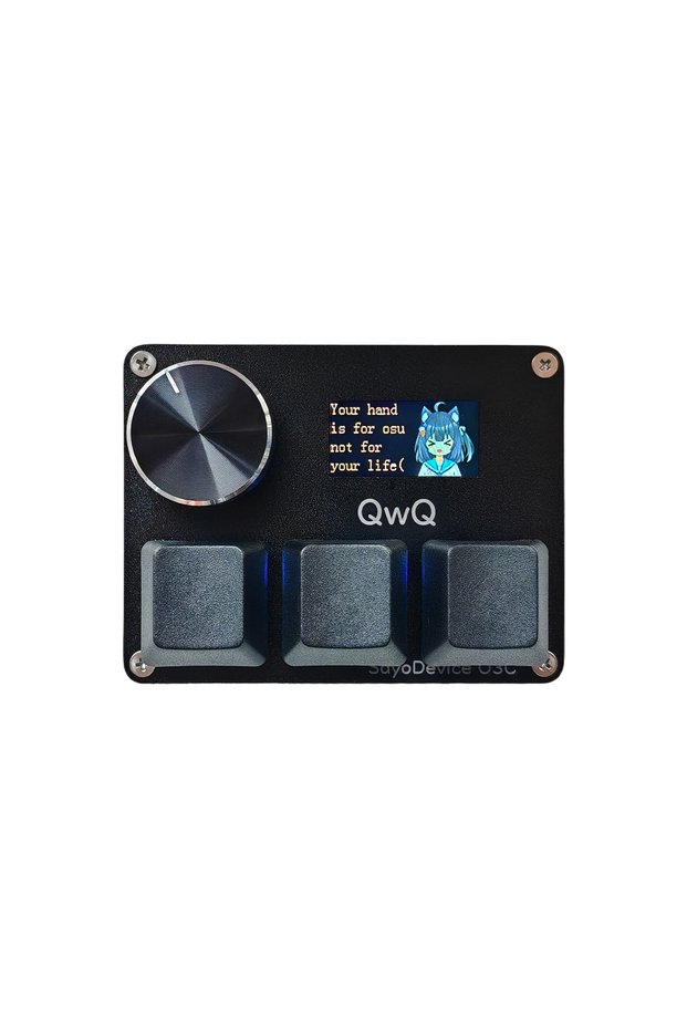 Outemu Pink Black Sayodevice O3C Keyboard Rapid Trigger Hall Magnetic Switches For OSU Geometry Dash
