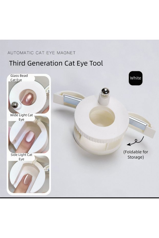 xuanzhuancitiebaise Upgraded Automatic Cat Eye Nail Tool New Multi-Functional Powerful Magnet for At