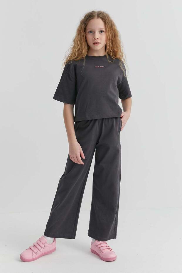 Girl's Elastic Waist Sweat Bottoms