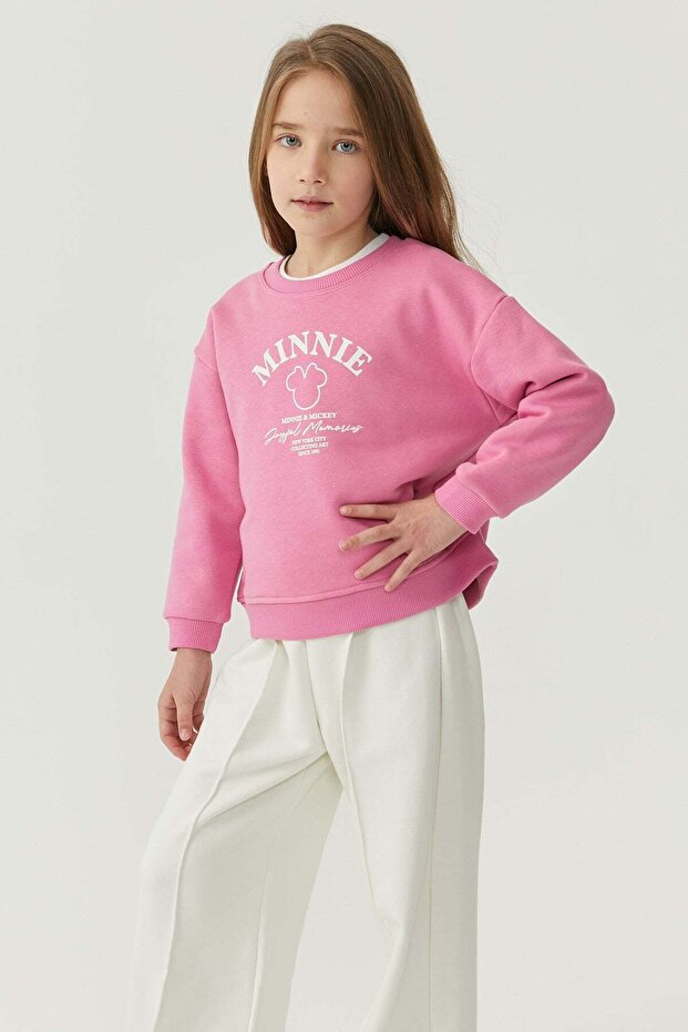 Girl's Printed Sweat Top