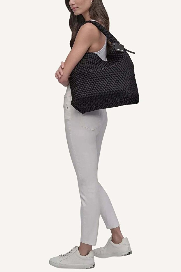 GISELLE HOBO-BSV - BLACK/SILVER-N/S
