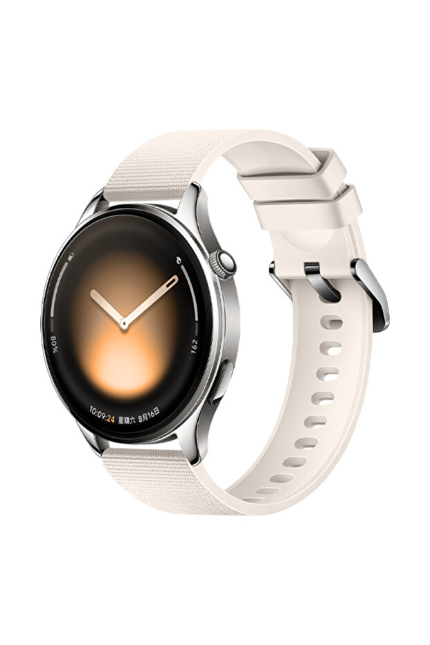Xiaomi Watch 5 beige Original Silicone Strap For Watch 5 Sport Bracelet Replacement WatchBand For M