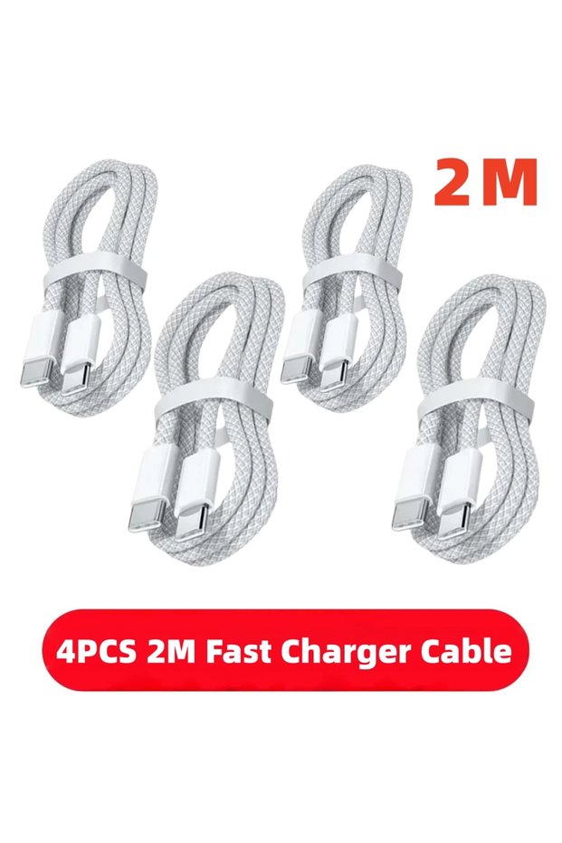 1m 4PCS-2M 1-10PCS USB C Cable to USB C 100W Fast Charging Charger Cable Supports Fast Charging For