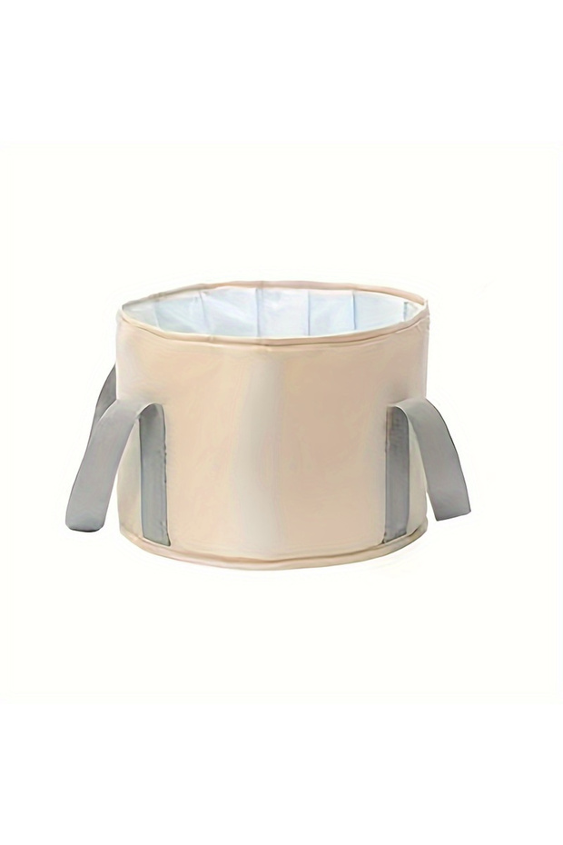 1pc Portable Folding Foot Soak Bath Tub with Heat Preservation - Multifunctional Deep Basin, Aluminu