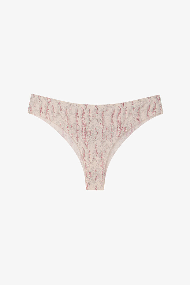 Traceless Ceramic Beige Fit Brazilian Panties