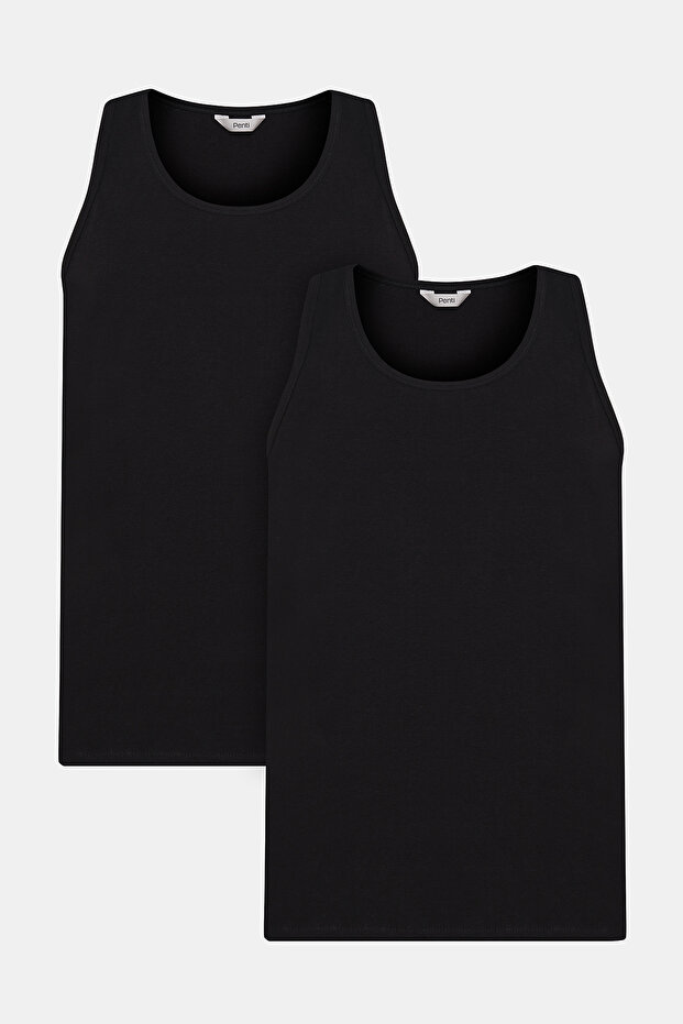 Men's Regular 2-Piece Black Athlete