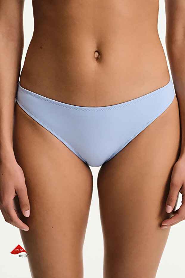 Mavi Düşük Bel Bikini Altı