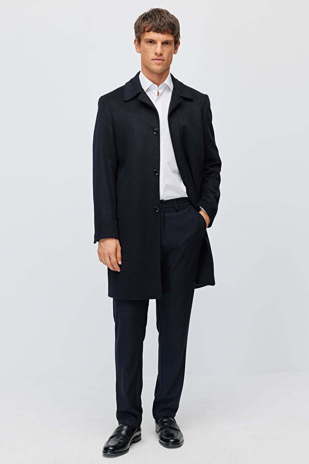 Men's Classic Collar Buttoned Coat