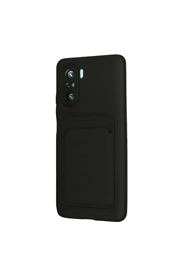 Xiaomi poco f3 case kelvin business card silicone - black