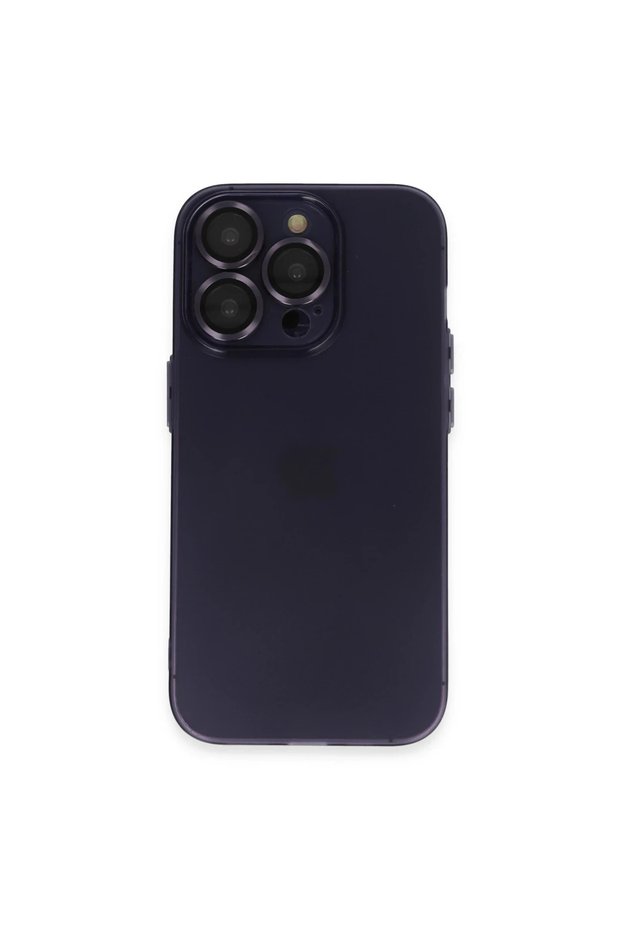 Apple iphone 14 pro max case luko lens silicone - black