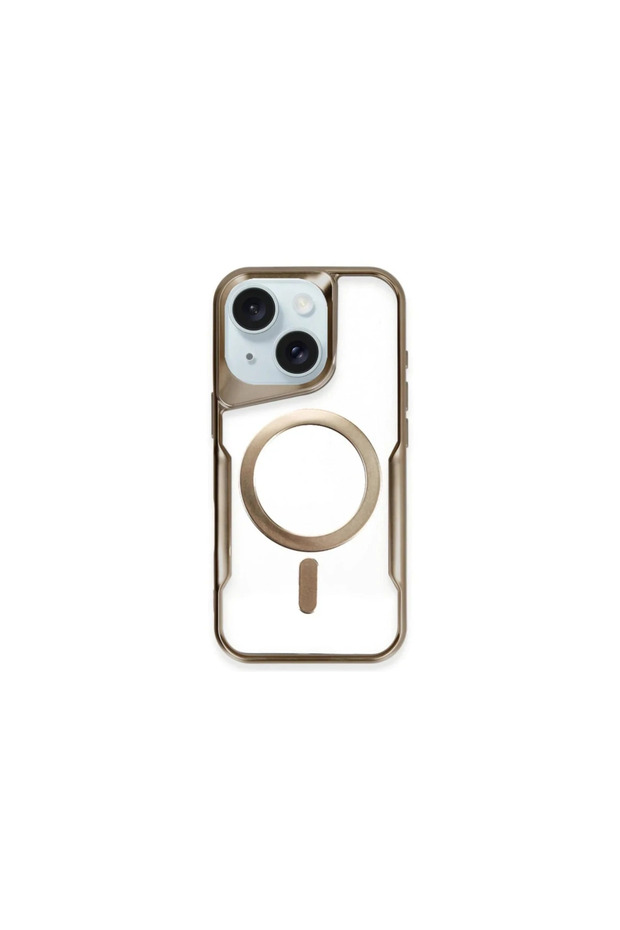 Apple iphone 14 case boyi magsafe silicone cover - brown