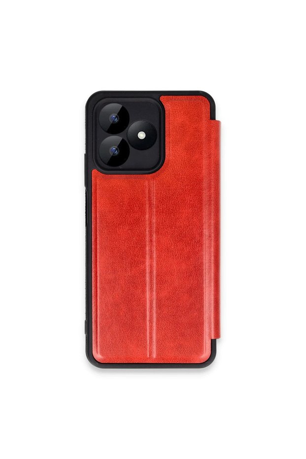 Realme Note 50 4g Case Flip Cover - Red