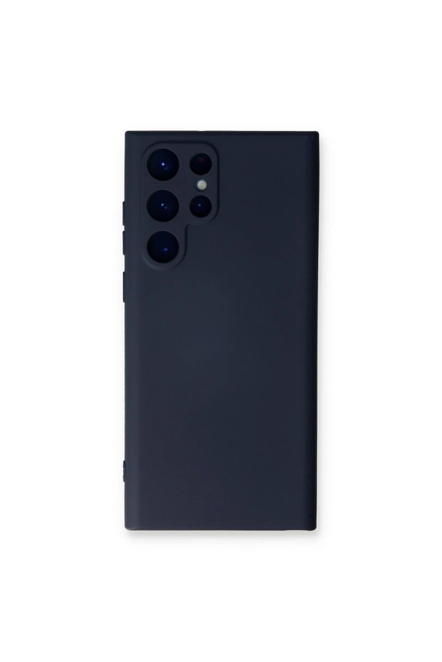 Samsung Galaxy S24 Ultra Case Nano Inside Velvet Silicone - Navy Blue