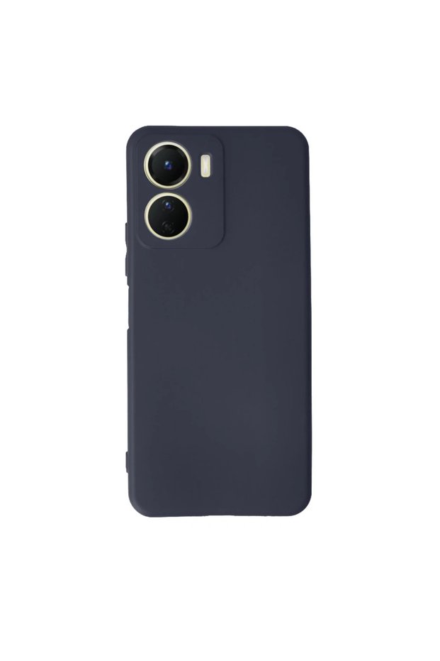 Vivo Y16 Case First Silicone - Navy Blue