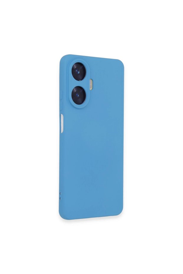 Realme C55 Case Nano Inside Velvet Silicone - Blue
