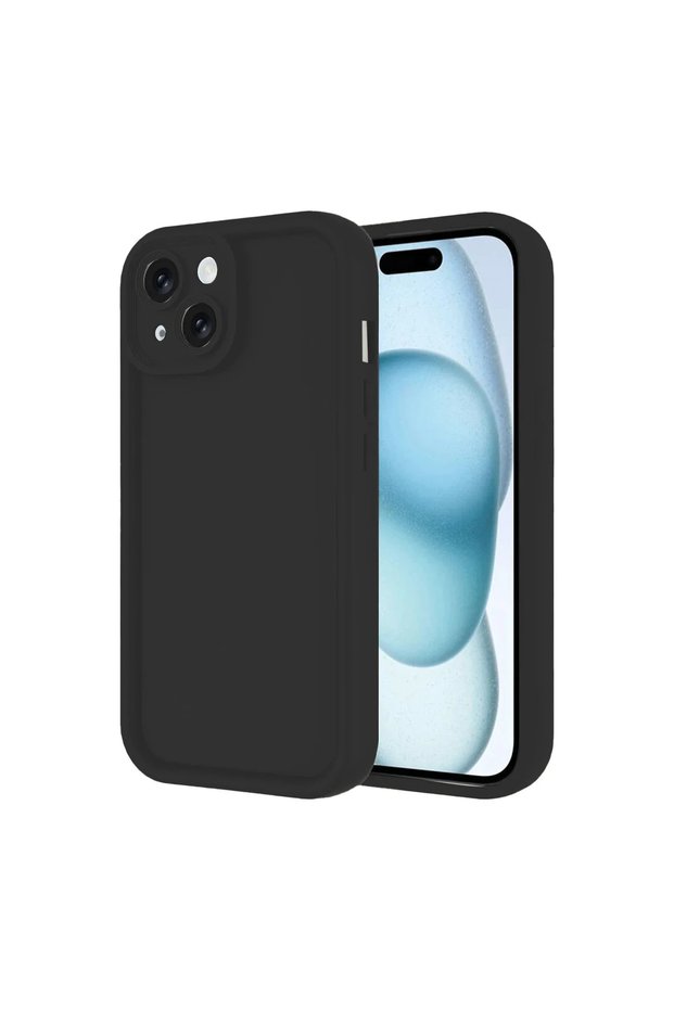 حافظة سيليكون فييرا لـ Apple iPhone 14 - أسود