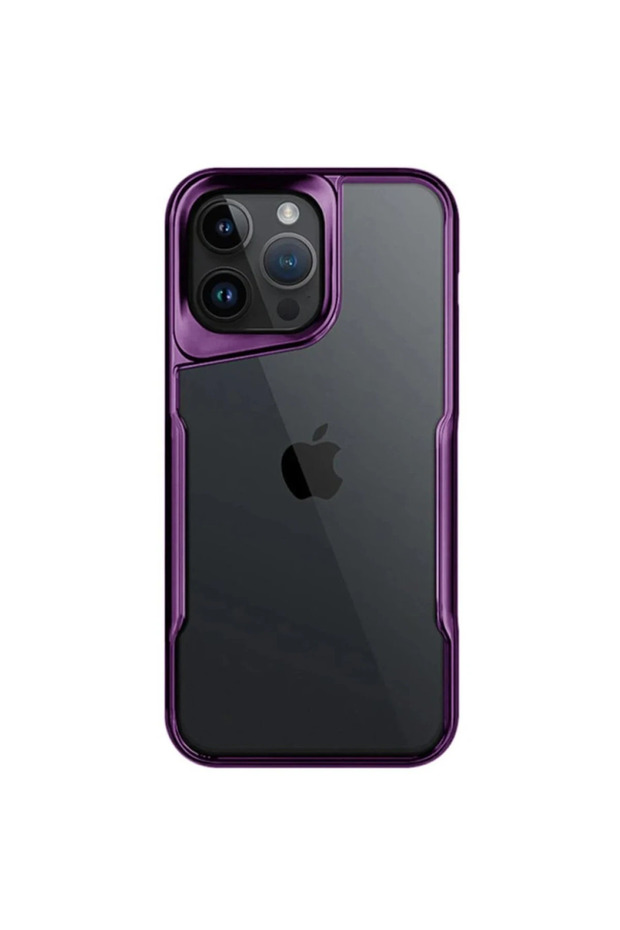 غطاء سيليكون بويي لـ Apple iPhone 15 Pro Max - بنفسجي غامق