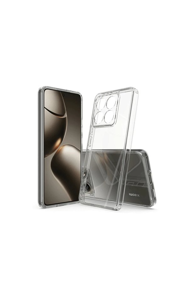 غلاف هاتف Xiaomi Mi 14T مصنوع من السيليكون الشفاف الفاخر