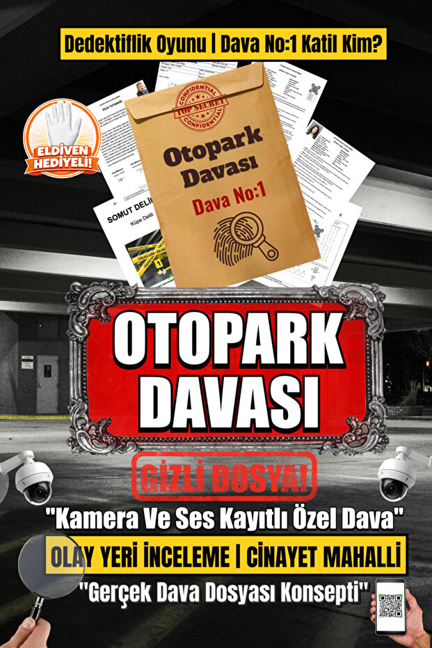 Murder Solving Game - Detective Game - Who Is the Killer Game - Crime Solving Game - Parking Lot Case