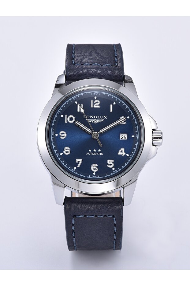 6272LSP Bule Men automatic watch pilot business classic mechanical watches vintage date leather wat