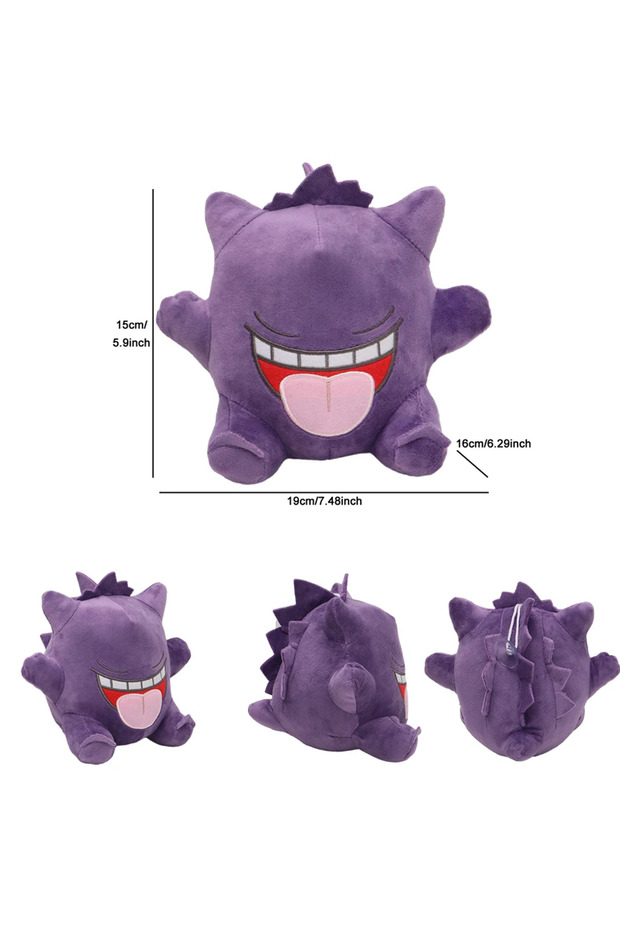 Gengar D New Pokemon Sleeping Gengar Plush Toys Anime Pocket Monster Mega Gengar Peluche Dolls Birth