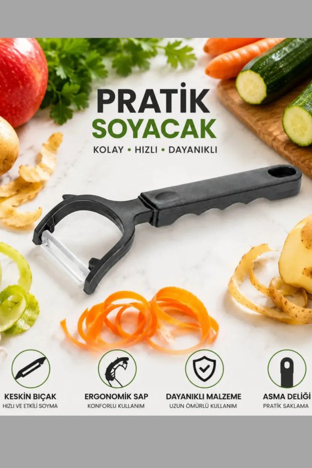 Practical Peeler, Fruit & Vegetable, Carrot, Potato, Pumpkin, Cucumber Peeler, Hangable Peeling Apparatus
