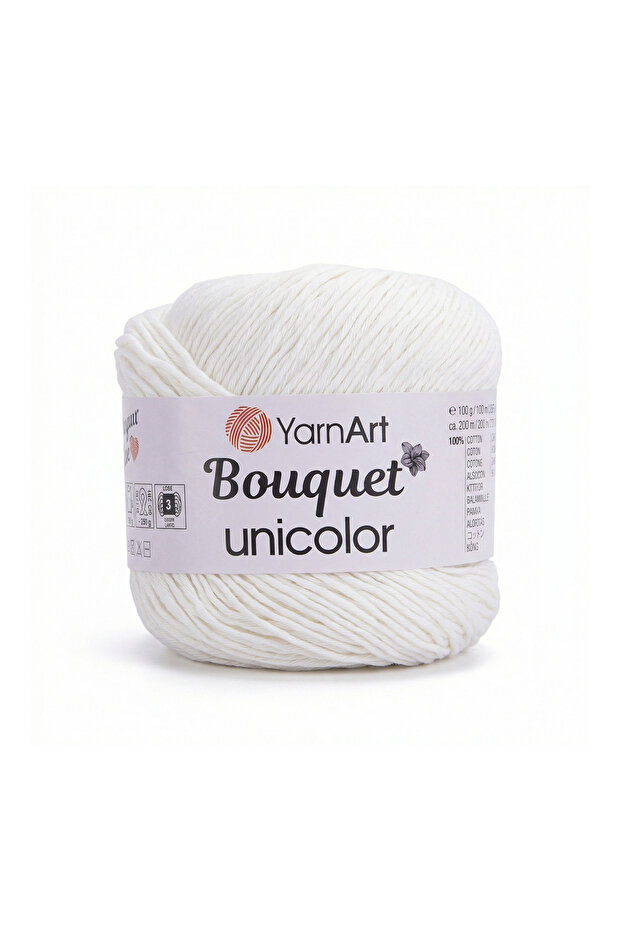 BOUQUET UNICOLOR - حبل محبوك يدويًا أبيض-3201