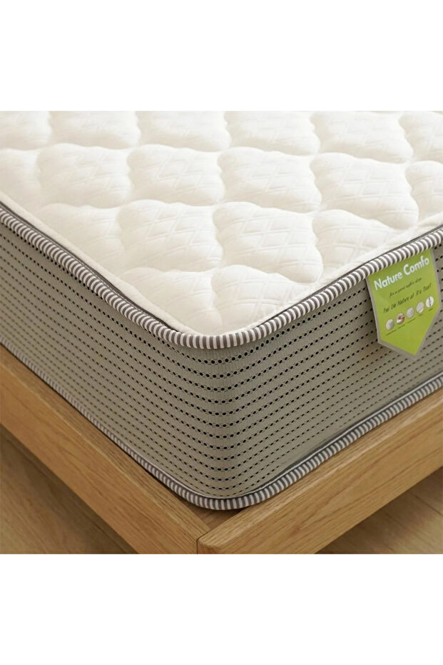 Nature Comfo Tt Mattress 160X200X25 cm | Queen Bed Mattress | Medium Firm Feel