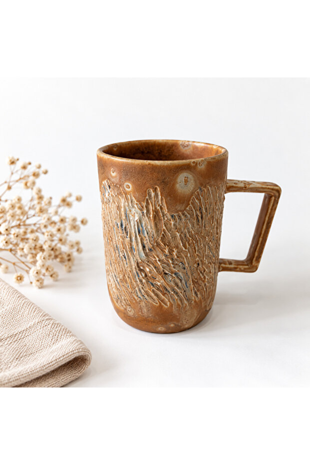 El Yapımı Stoneware Kupa
