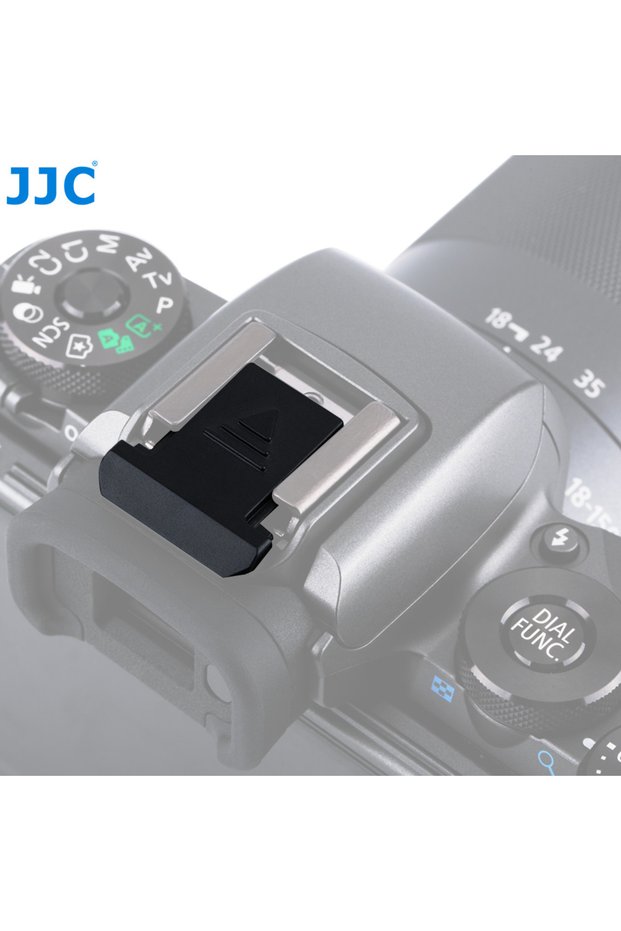4PCS BLACK JJC 4PCS Camera Hot Shoe Cover Cap Protector for Canon EOS R100 R5 R6 RP R 7D Mark II 6D