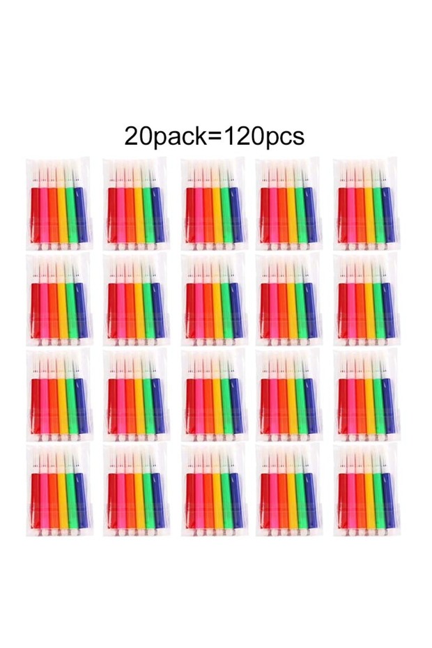 20pack 10/20/30Packs Mini Drawing Marker 6Color Watercolor Pens Stationery Accessories Suitable for
