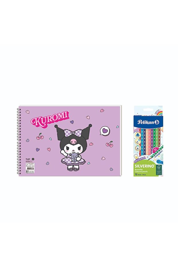 17*25 15 Yp. Spiral Drawing Notebook - Pelikan 12-Pack Dry Paint with Eraser Set of 2 3