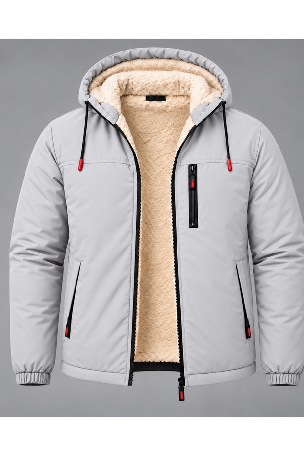 Water and Wind Resistant Fur-Lined Jacket
