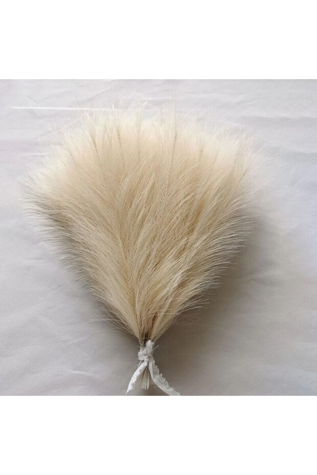 10pcsXOff white 10PCS/lot Artificial Flowers Fluffy Pampas Grass Bouquet for Wedding Home Party Vase