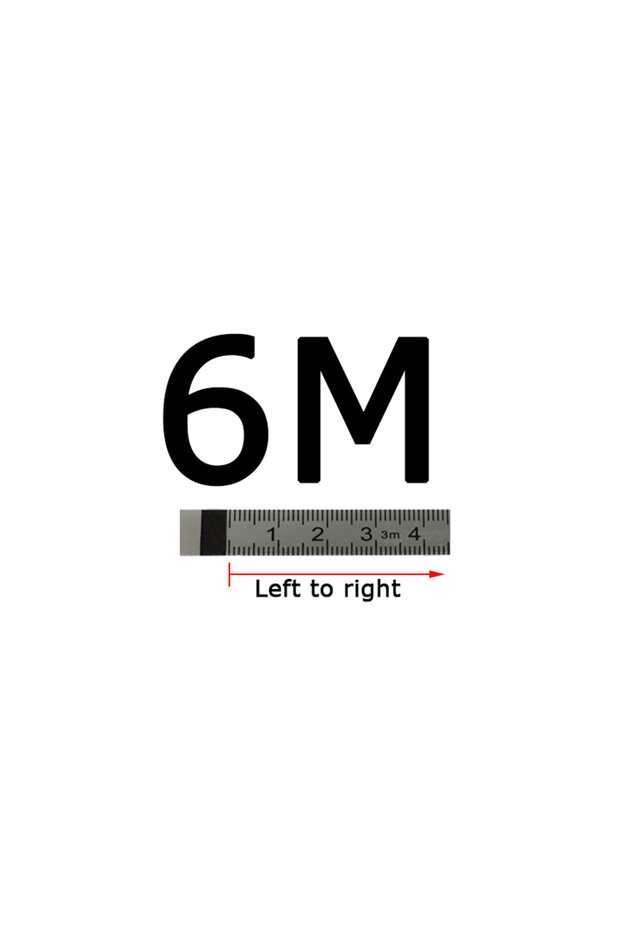 6M-LTR Miter Track Tape Measure Self Adhesive Metric Stainless Steel Scale Ruler 1M-6M For T-track R