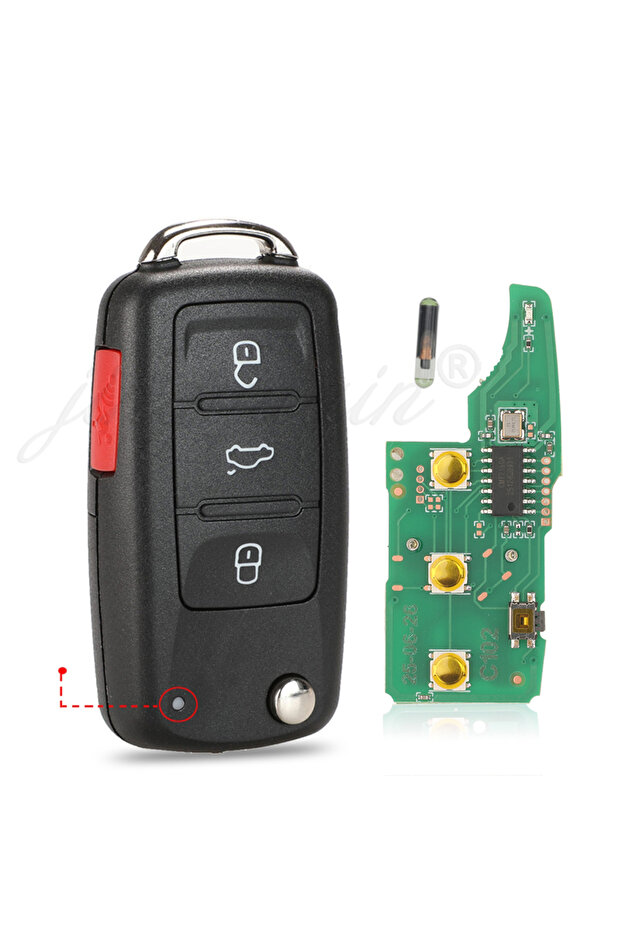 Full Remote Key 315Mhz 5K0837202AE /A/R Remote Key for VW Jetta CADDY EOS GTI Golf Passat Tiguan Tou