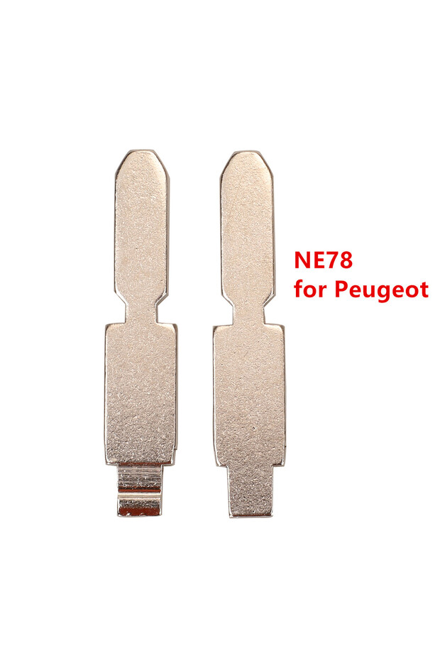 10pcs NE78 Flip Car Key Blade For Citroen For Peugeot Triumph KD Metal VVDI JMD Fob Replacement Uncu