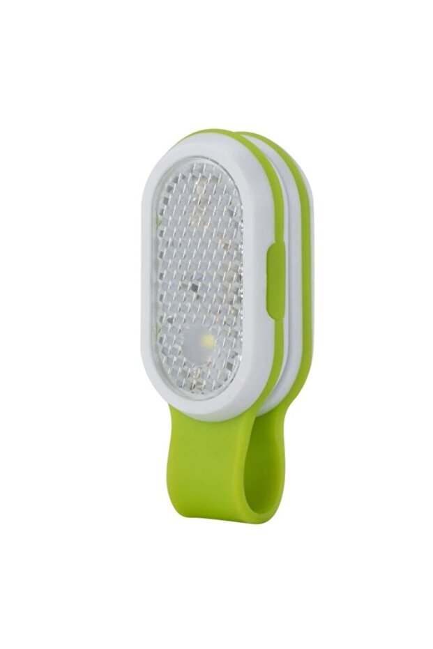 green 1pc Outdoor Portable LED Collar Clip Lamp Hands-Free Mini Night Light Running Magnetic Lamp Cl