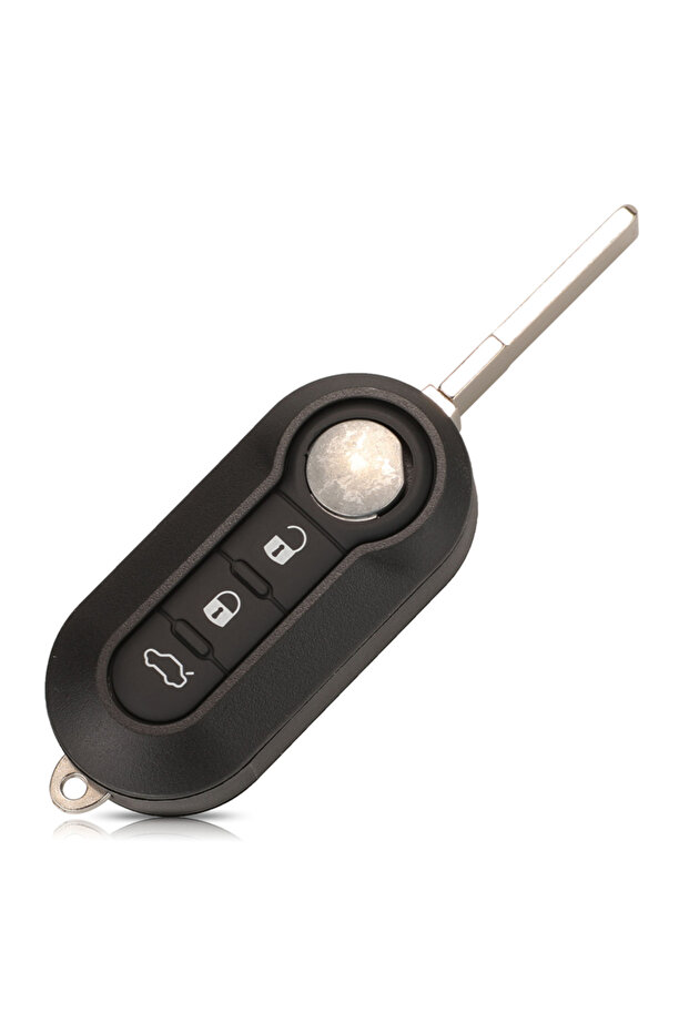 For Fiat 3BTN White Trunk jingyuqin 10pcs 2/3BTN Remote Car key Shell Case For Fiat 500 Panda Punto