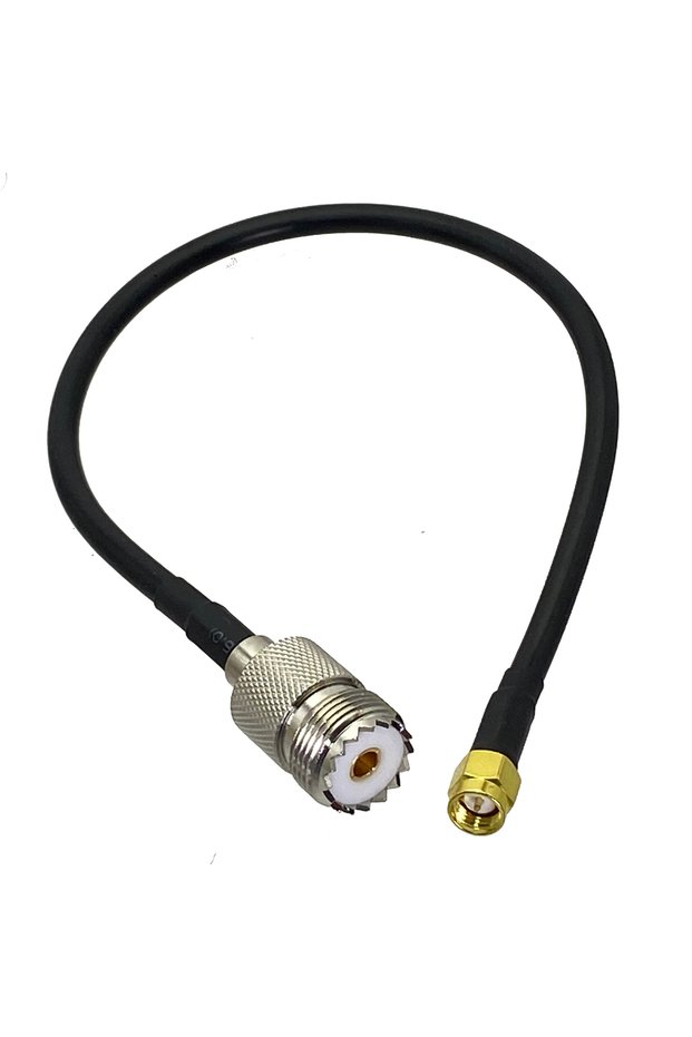 10inch (25CM) 1pcs RG58 Cable UHF SO239 Female Jack to SMA Male Plug Connector RF Coaxial Pigtail Ju
