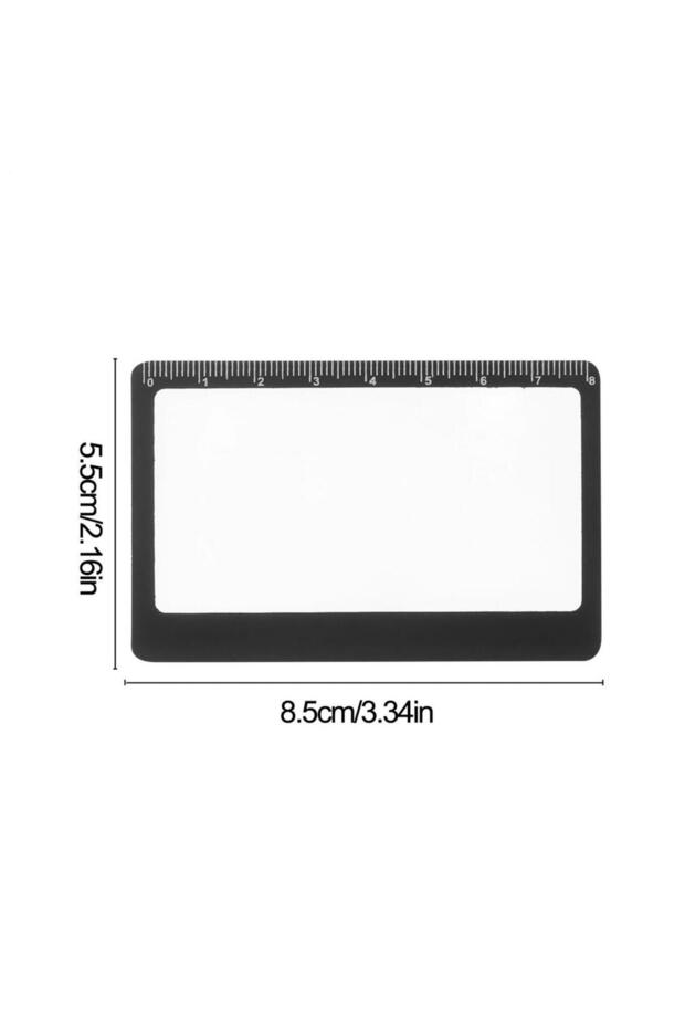 A 3X Magnifier Starter Portable Card Magnifier Camping Magnifying Glass Card Multi Tools Outdoor Sur