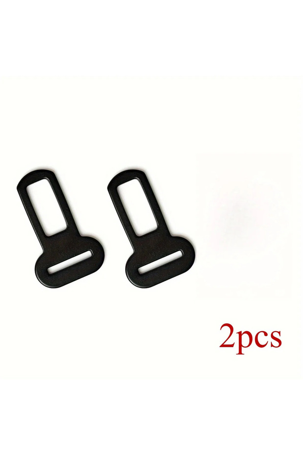 2pcs 2/4 Pet Seat Belt Adapters - Car Metal Clips for Pet Leashes, Compatible with Truck & Car Seats